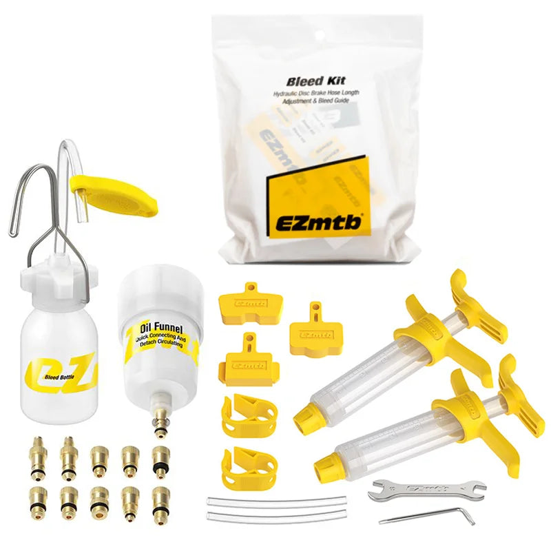 Bicycle Hydraulic Disc Brake Oil Bleed Kit Tools For SHIMANO,SRAM, MAGURA,Avid,Series MTB Road Bike Brake Repair Tool Universal