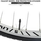 10Pcs Bicycle Valve Protective Sticker Presta Mountain Road Bike Valve Tube Tire Gasket Rim Gas Air Nozzle Glue Sealing Pad