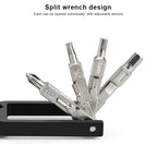 20 In1 Bicycle Repair Tools Kit Hex Spoke Wrench Mountain Road Bike Repair Screwdriver Tool Multi Function Foldable Wrench