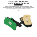 Resin Disc Brake Pad Wear-Resistant Bike Hydraulic Brake Pads Bicycle Brake Pads For Shimano D02S N03A H03A Cycling Accessories