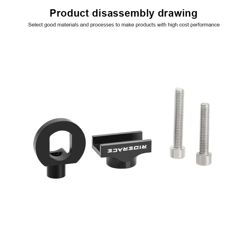 Bicycle Chain Tensioner Fastener Aluminum Alloy Bike Chain Tension Guard Bolt Screw Single Speed Adjuster Cycling Accessories