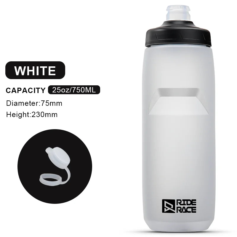 620/750ML Bicycle Water Bottle PP5 Taste-Free Lightweight Outdoor Sports Squeeze Mug Large Capacity Portable Cycling Equipment