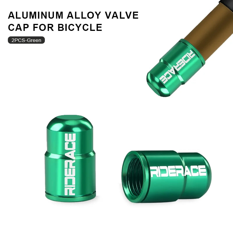 Bike Tire Valve Caps Waterproof Dustproof Aluminum Alloy Ultralight MTB Road Bicycle Tyre Gas Nozzle Cover For Av Schrader Valve