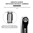 6/8/10-In-1 Bicycle Multi Tool Foldable Hex Spoke Wrench Bike Wrench Screwdriver Repair Multitool Portable Cycling Repair Tool