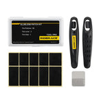 10 Pcs Bike Glueless Chip Patches Kit Tyre Tire Lever Wheel Repair Tool MTB Glue Free Cold Patch Sealant Fix Bicycle Accessories