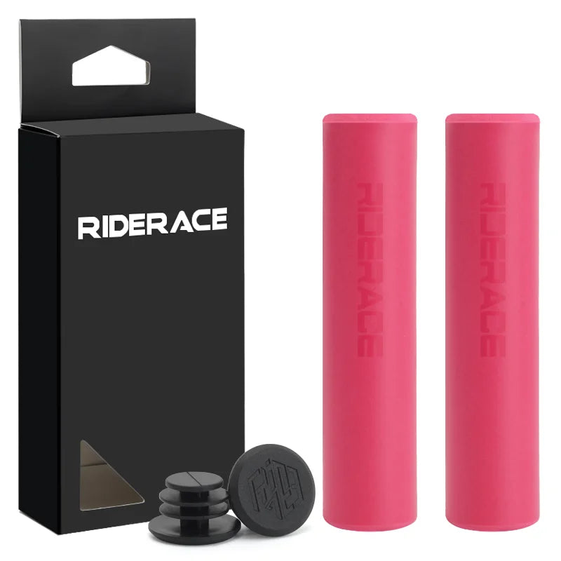 1Pair Bicycle Grips Silicone Sponge Soft Comfortable Mountain Bike Handlebar Cover Anti-Skid Shock-Absorbing MTB Accessories