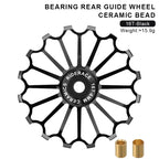 11/12/13/14/15/16T Bicycle Pulley Rear Derailleur Ceramic Bearing Lightweight Bike Wheel Guide Bearing Jockey Pulley For Shimano