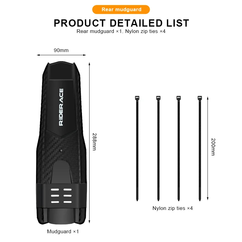 Bike Mud Guards PP Soft Plastic Strong Toughness Bicycle Fenders Front Rear Tire Wheel Fender Universal Cycling Accessories