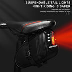 New Bike Saddle Bag Waterproof Reflective Striped MTB Road Bicycle Tail Bag Small Storage Cycling Seat Tail Rear Tool Pouch Bag