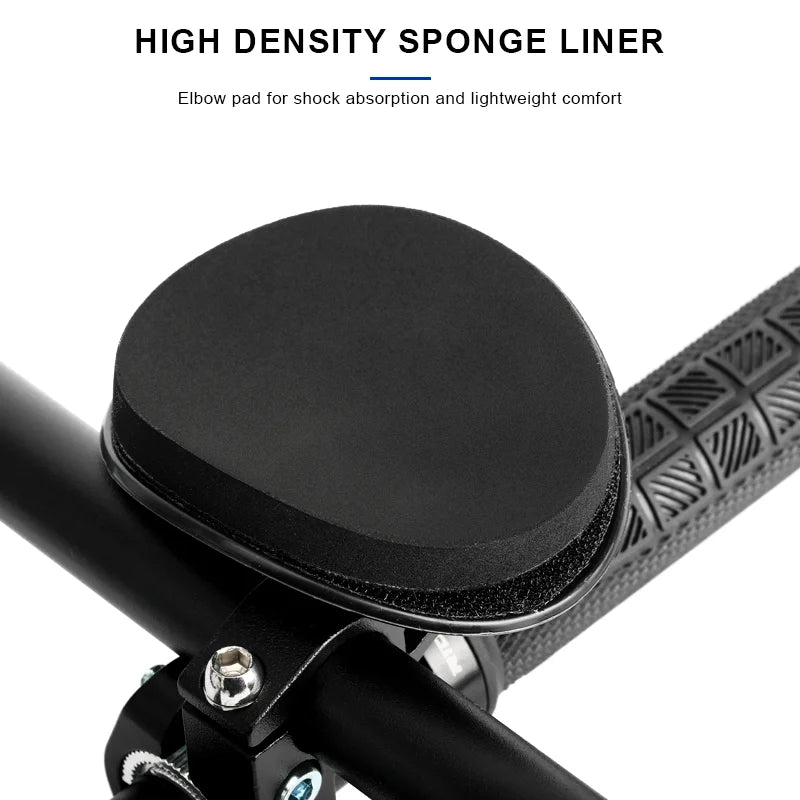 Bicycle Rest TT Handlebar Clip Elbow Pad High Density Sponge Triathlon Time Trial Tri Bars MTB Road Bike Handlebar Elbow Pads