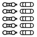 5/10Pcs Bicycle Front Light Torch Fixing Band Bike Light Torch Holder Bungee Stretch Rubber Straps Cycling Handlebar Light Strap