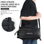 Bicycle Rear Seat Bag Eva Multi-Purpose Large Capacity Bike Travel Luggage Storage Bag Cycling Trunk Panniers Shoulder Handbag