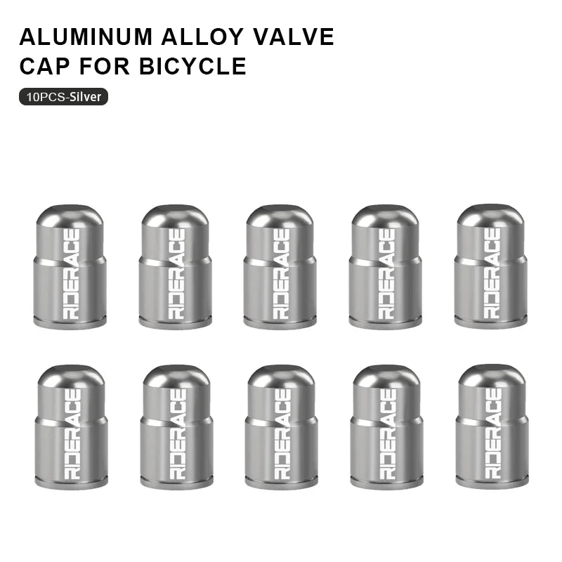 Bike Tire Valve Caps Waterproof Dustproof Aluminum Alloy Ultralight MTB Road Bicycle Tyre Gas Nozzle Cover For Av Schrader Valve