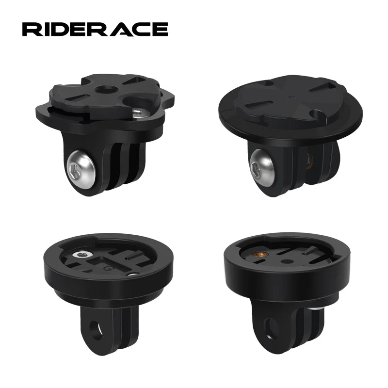 Bicycle Computer Holder Base Bike Gopro Camera Mount Holder Bracket Adapter Cycling Headlight Bracket Convex Male Buckle Parts