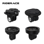Bicycle Computer Holder Base Bike Gopro Camera Mount Holder Bracket Adapter Cycling Headlight Bracket Convex Male Buckle Parts
