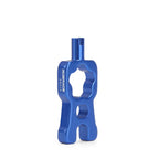 Bicycle Valve Wrench 4 In 1 Multifunction Aluminum Alloy Bike Valve Core Wrench Schrader/Presta Valve Core Removal Install Tool