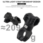 MTB Bike Handlebar Stem 7 Degree 60mm Length Road Bicycle Stem Aluminum 28.6 Front Fork Stem For 31.8mm Handlebar Cycling Parts