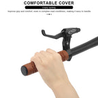 1Pair Bicycle Handlebar Grips Lengthening Non-Slip Soft Rubber Mountain Bike Grips For 22.2mm Handlebar Scooter Tricycle BMX