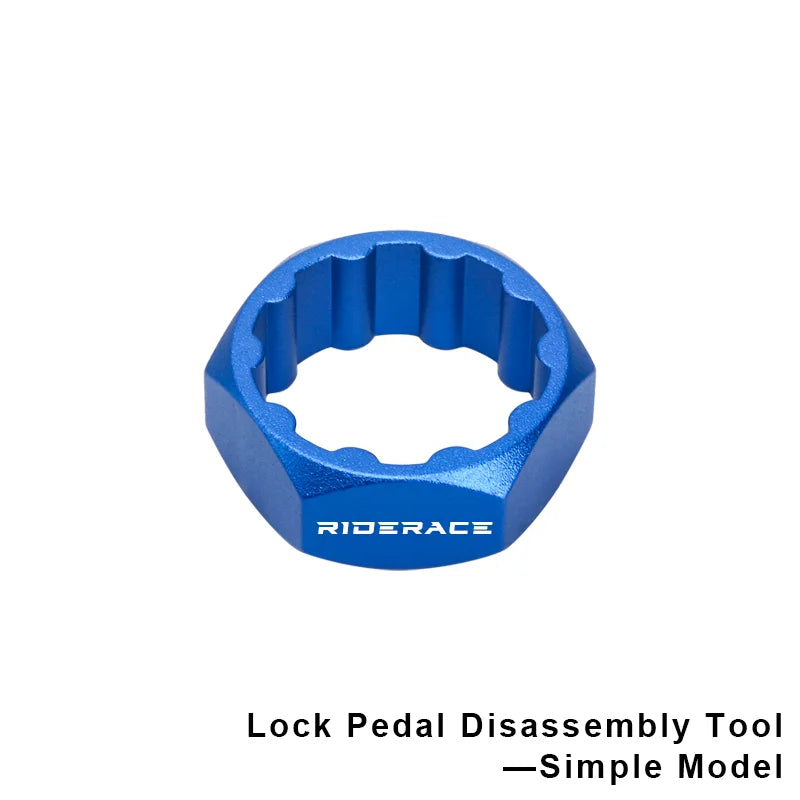 10T Bicycle Pedal Axle Spindle Lockring Removal Tool MTB Road Bike Pedal Disassembly Tool For Shimano M520/M8040/M8140/M820/M828
