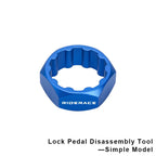 10T Bicycle Pedal Axle Spindle Lockring Removal Tool MTB Road Bike Pedal Disassembly Tool For Shimano M520/M8040/M8140/M820/M828