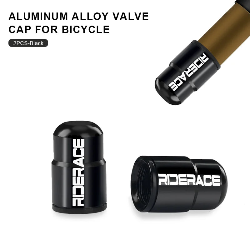 Bike Tire Valve Caps Waterproof Dustproof Aluminum Alloy Ultralight MTB Road Bicycle Tyre Gas Nozzle Cover For Av Schrader Valve