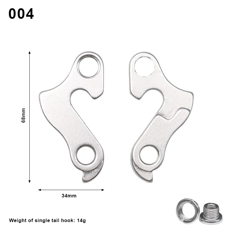 1Pcs Universal Bicycle Alloy Rear Derailleur Hanger Racing Mountain MTB Road Bike Frame Gear Tail Hook Parts Cycling Accessories