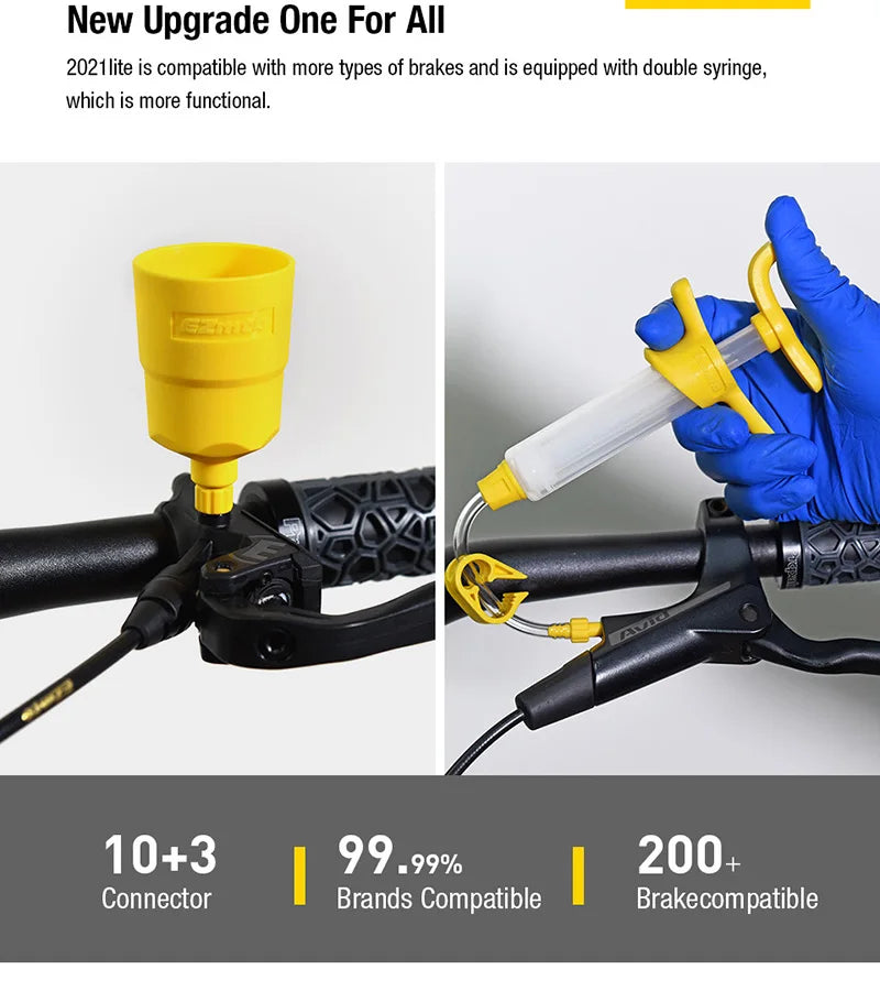 Bicycle Hydraulic Disc Brake Oil Bleed Kit Tools For SHIMANO,SRAM, MAGURA,Avid,Series MTB Road Bike Brake Repair Tool Universal