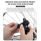 Bicycle Brake Pad Spreader Tool Durable Steel Rotatable Bike Caliper Piston Resetting Tool For Shimano/Sram Cycling Repair Tool