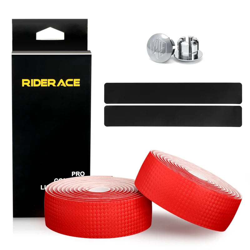 Road Bicycle Handlebar Tape Comfortable Soft PU+EVA Material Bike Handlebar Tape Non-Slip Shock Absorbing Belt Racing Wrap Tape