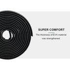 Bike Handlebar Tape PU+EVA Leather Anti-slip Shockproof Bar Wraps Fixing Straps Road Cycling Handlebar Tapes Bicycle Accessories