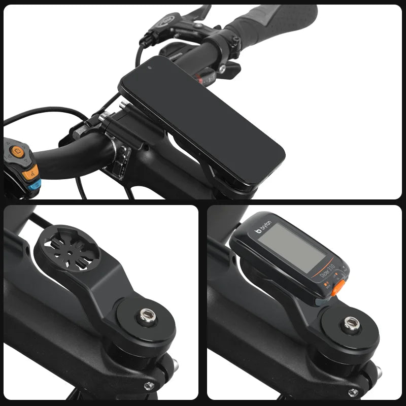 Bicycle Phone Holder Bike Phone Back Buckle Holder 3M Adapter Strong Adhesive Support Stand Cycling Garmin Computer Mount