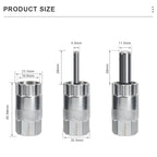 Bicycle Cassette Flywheel Removal Kit Road Bike Cassette Sleeve CR-V Steel Cycling Chain Whip Cassette Sprocket Remover Wrench