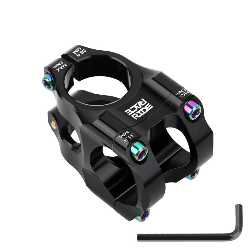 New MTB Stem Aluminum Alloy Ultralight Bicycle Power Stem 35mm 0 Degrees High-Strength Bike Stem Riser Cycling Accessories