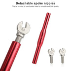 Portable Bicycle Spoke Wrench Open 3.5/3.7mm Aluminum Alloy MTB Bike Wheel Rim Spanner Adjustment Correction Installation Tool