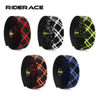 Bicycle Handlebar Tape With 2 Bar Plug Anti-Slip Shock Absorption Road Bike Wrap Straps Pu+Eva Racing Grip Tape Comfortable Soft