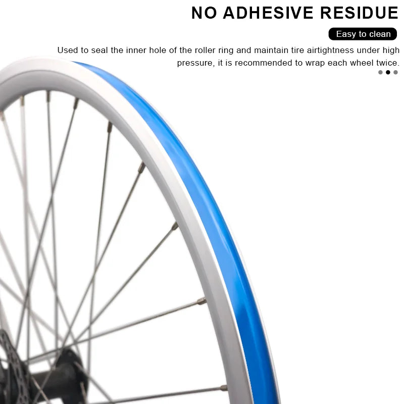 Bicycle Tubeless Rim Tape Wear-Resistant MTB Road Bike Rim Tape Strips Cycling Wheel Width 21/23/25/27/29/31/33/35mm Length 10m