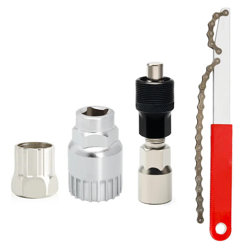Bike Repair Tool Kit Professional Bottom Bracket Removal Crank Puller Tool Bicycle Flywheel Removal Tool MTB 8mm Allen Wrench