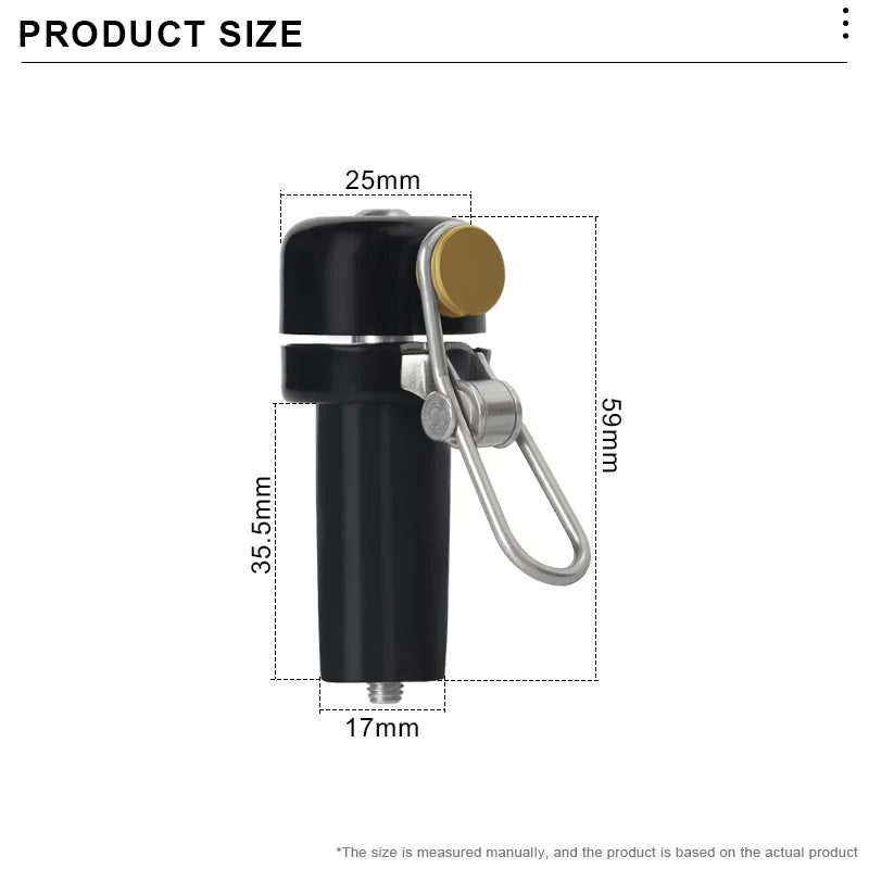 Bicycle Bell Curved Handlebar Plug Bell Road Bike Bell Horn Copper Safety Cycling Warning Alarm Clear Loud Sound Retro Horn