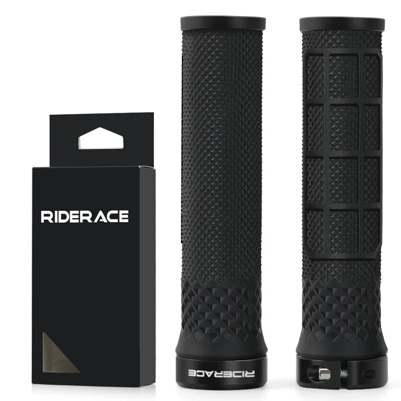 1Pair MTB Bicycle Handlebar Grips Rubber Anti-Skid Shock-Proof Comfortable Bike Handlebar Cover For 22.2mm Cycling Accessories