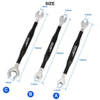Bike Spokes Wrench Carbon Steel Mountain Road Bicycle Wheel Rim Spanner Adjustment Correction Installation Tool MTB Repair Tool