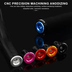 Bicycle Handlebar End Plugs Caps Aluminum Alloy Lightweight Bar End Plugs Road Mountain Bike Handlebar Caps Cycling Accessories