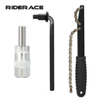 Bike Repair Tool Kits Cassette Sprocket Sleeve Bicycle Cassette Sprocket Removal Wrench Chain Whip Cycling 8Mm Allen Wrench