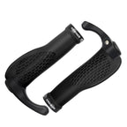 1 Pair Bicycle Handlebar Grips Quality Rubber Anti Skid Mountain Bike Handlebar Grips Horns Handlebar Ergonomics Wrist Support