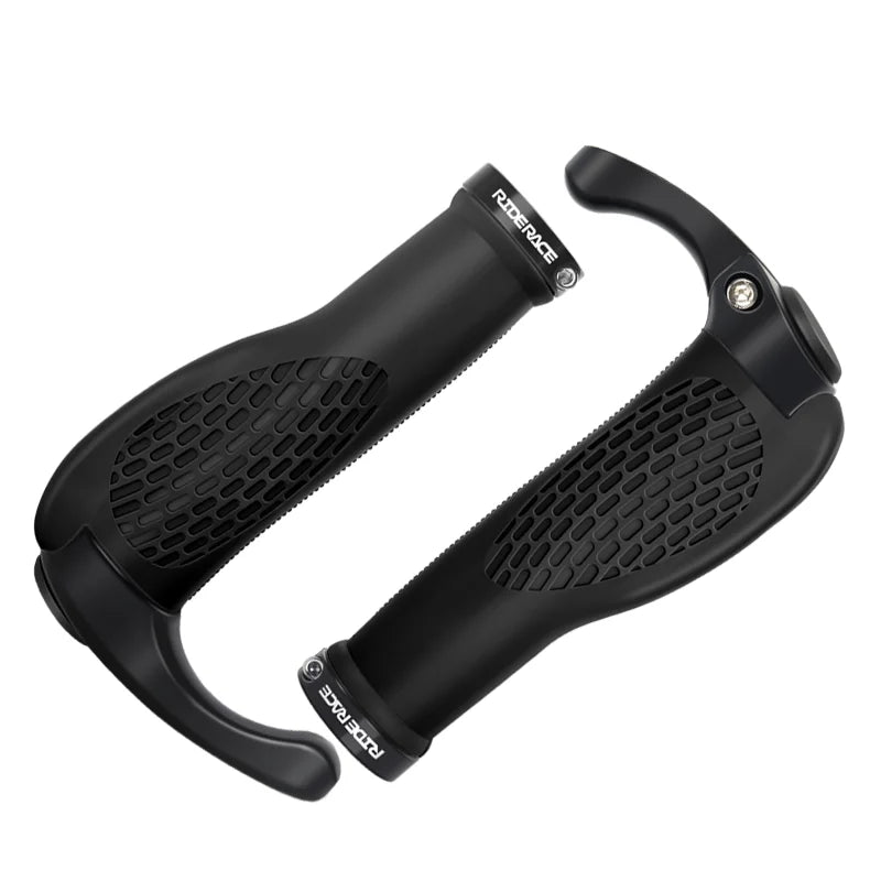 1 Pair Bicycle Handlebar Grips Quality Rubber Anti Skid Mountain Bike Handlebar Grips Horns Handlebar Ergonomics Wrist Support