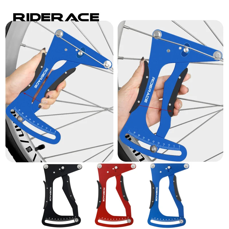Bicycle Spoke Tension Meter CNC Aluminum Alloy Mountain Road Bike Wheel Builders Tensioner Tool Cycling Spoke Repair Tool