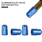 Bike Tire Valve Caps Waterproof Dustproof Aluminum Alloy Ultralight MTB Road Bicycle Tyre Gas Nozzle Cover For Av Schrader Valve