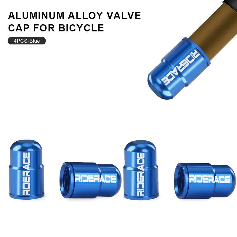 Bike Tire Valve Caps Waterproof Dustproof Aluminum Alloy Ultralight MTB Road Bicycle Tyre Gas Nozzle Cover For Av Schrader Valve