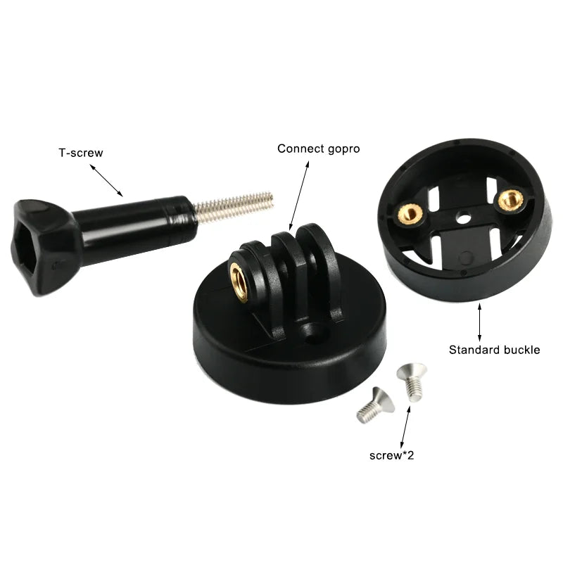 Bicycle Computer Base Adapter Mount Bike Computer Camera Mount For Garmin Edge Gopro Bracket Light Holder MTB Accessories