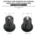 1 Pair Bike Grip Handle Bar End Cap Multicolor Aluminium Alloy BMX MTB Road Bicycle Handle Bar End Cap Cycling Accessories