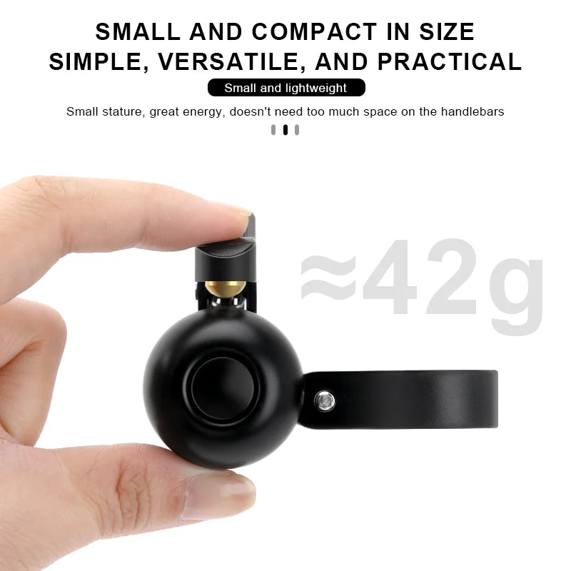 Bicycle Bell Copper Alarm Loud Crisp Clear Road Bike Handlebar Ring Warning Alarm For Safety Left Right Bell Cycling Accessories
